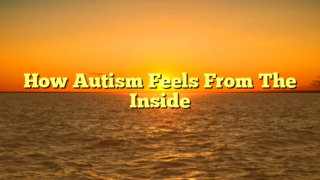 How Autism Feels From The Inside