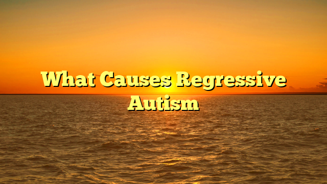 What Causes Regressive Autism